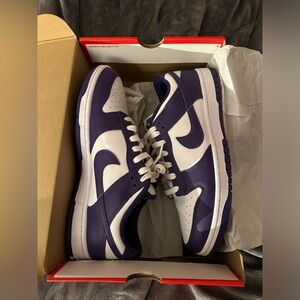 Nike Dunk low championship purple